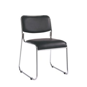 Посетителски стол RFG Axo M, екокожа, метална основа, до 120 kg