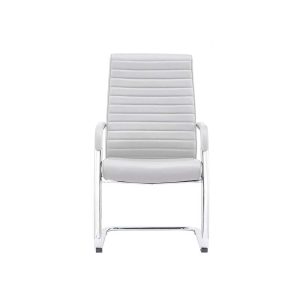Посетителски стол RFG Bright M, екокожа, до 130 kg, бял, 2 броя в комплект
