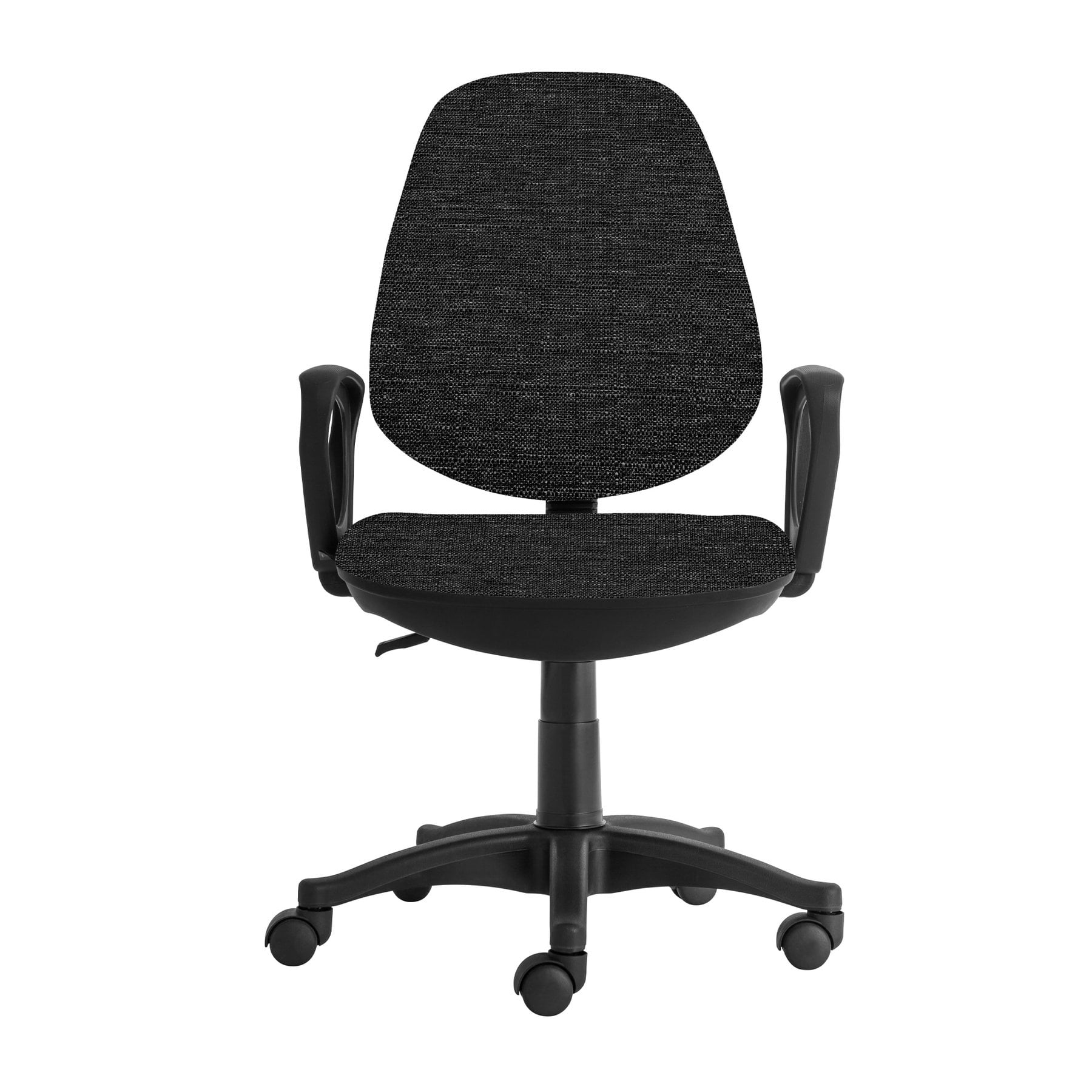 Ергономичен стол RFG Presto Black, текстил, до 130 kg, сив меланж - Image 2