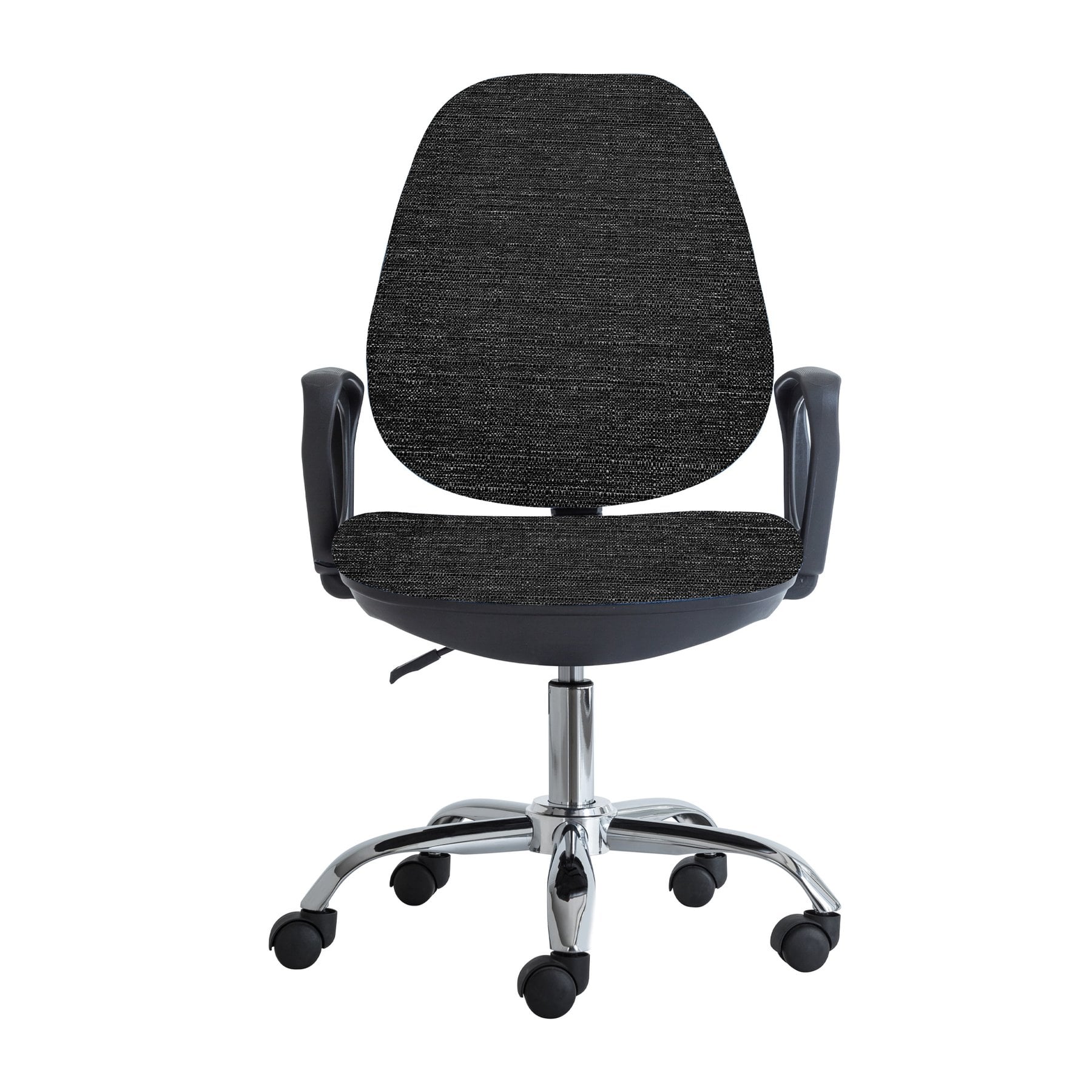 Ергономичен стол RFG Presto Chrome, текстил, до 130 kg, сив меланж - Image 2