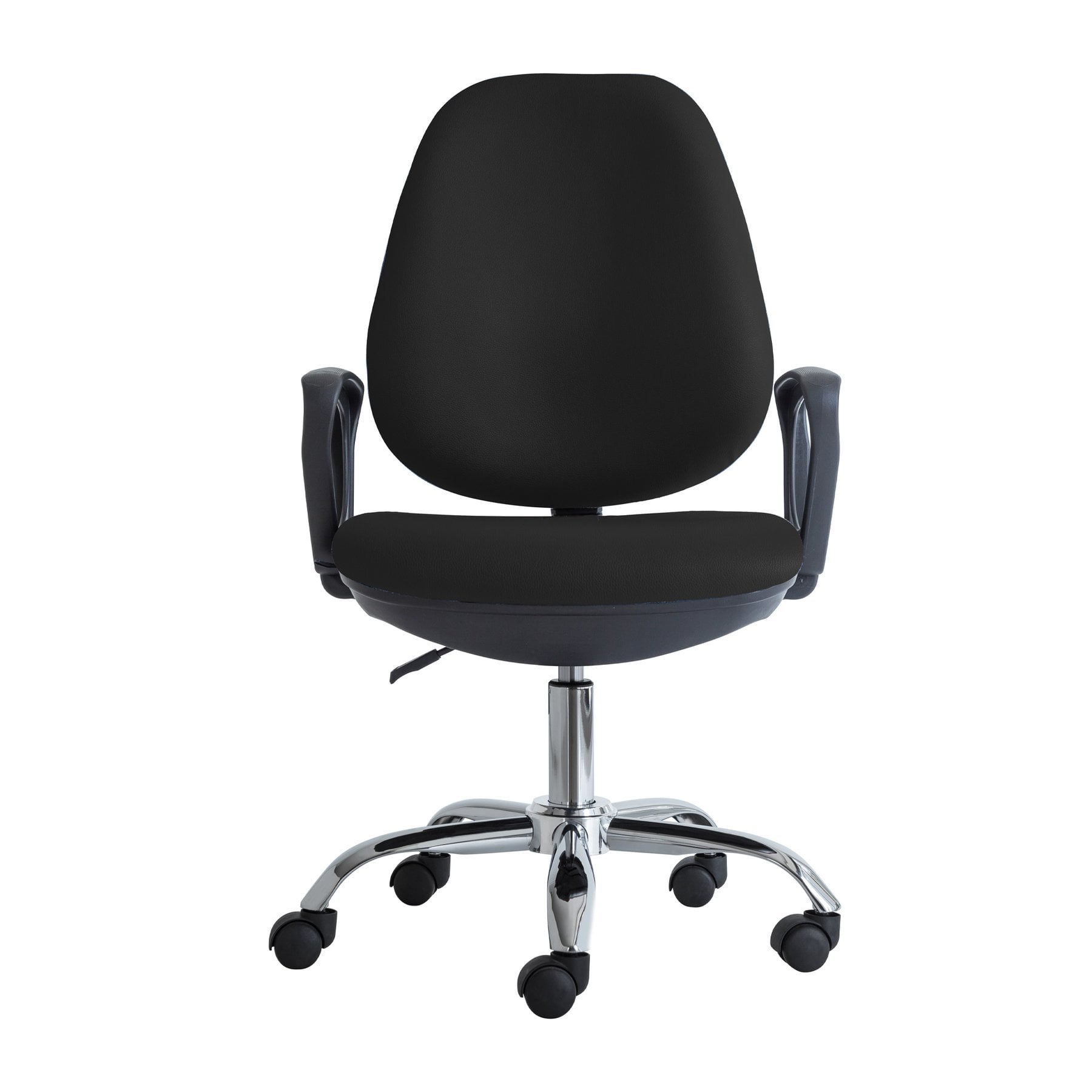 Ергономичен стол RFG Presto Chrome, екокожа, до 130 kg, черен - Image 2
