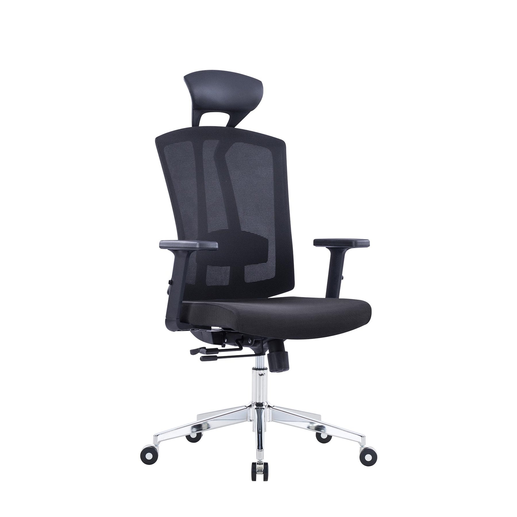 Ергономичен офис стол RFG Primo Lux Chrome HB, дамаска и меш, до 130 kg