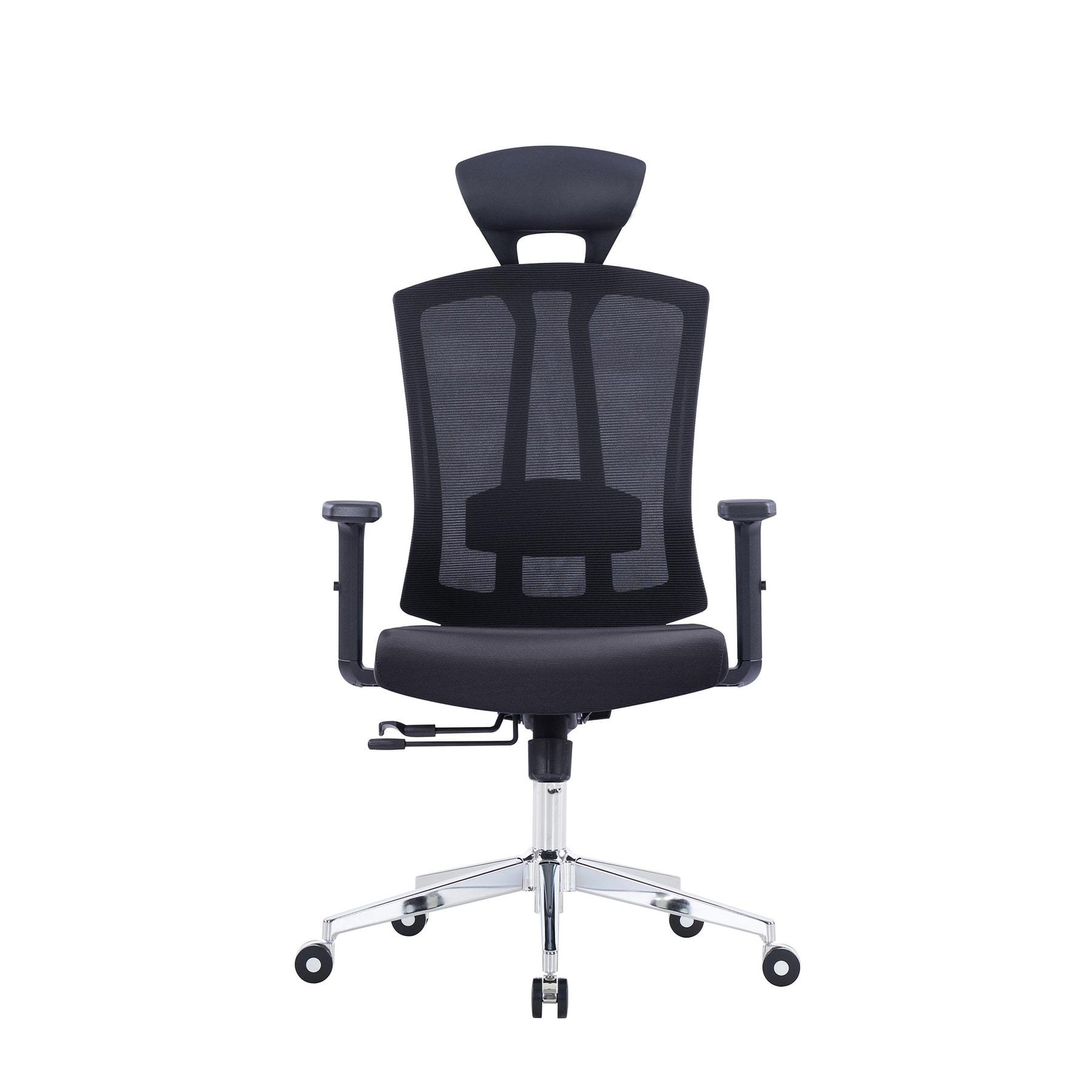 Ергономичен офис стол RFG Primo Lux Chrome HB, дамаска и меш, до 130 kg – снимка 2