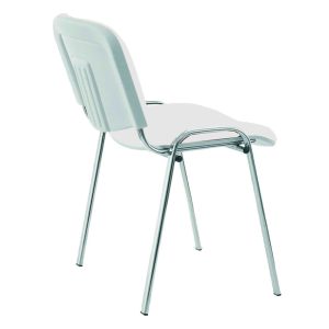 Стол Iso Bianco Chrome еко кожа