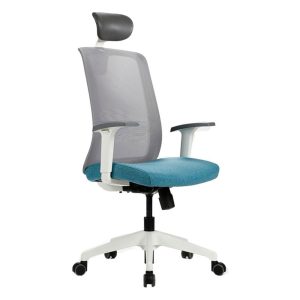 Стол Matador HR White меш синьо/бял