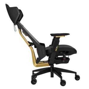 ASUS ROG Destrier Edition 20 Универсален стол за игри Подплатена седалка Черен, Злато