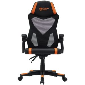 Canyon Flow MCH01 Геймърско кресло Твърда седалка Черен, Оранжев