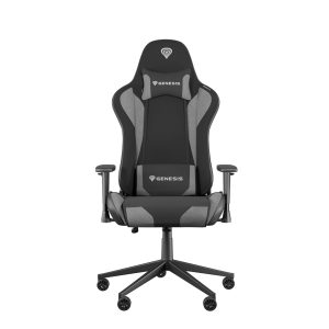 GENESIS Nitro 440 G2 Стол за игри за персонален компютър Подплатена седалка Черен, Сив