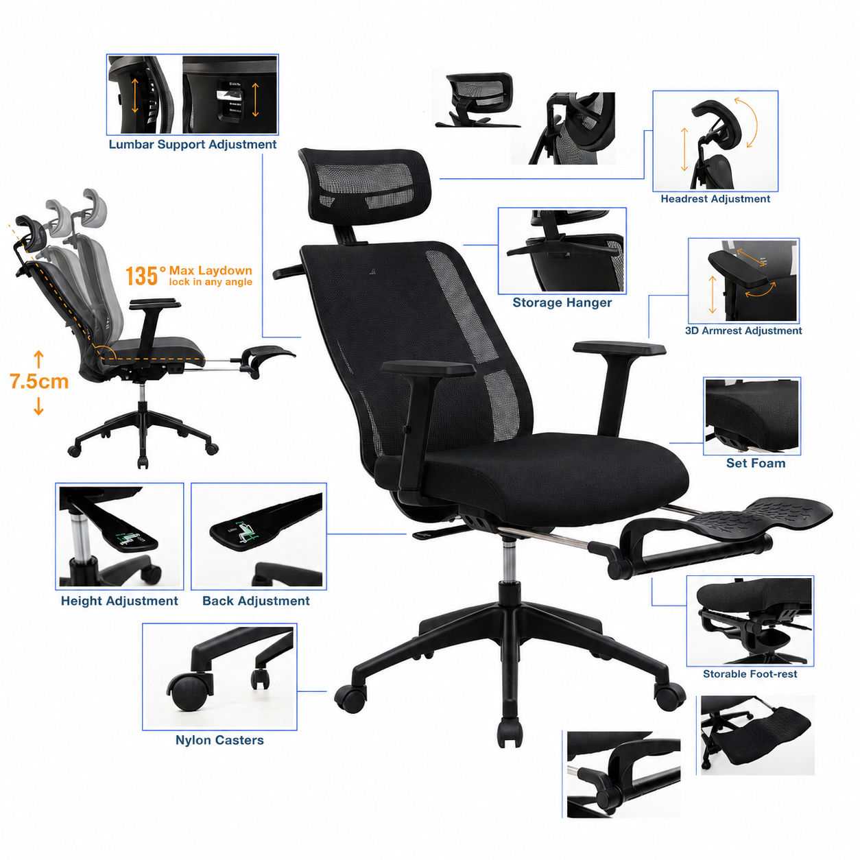 Zeron HR Black Mesh - Image 3